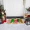 Red and Green "Santa Stop Here" Outdoor Christmas Doormat 18" x 30"